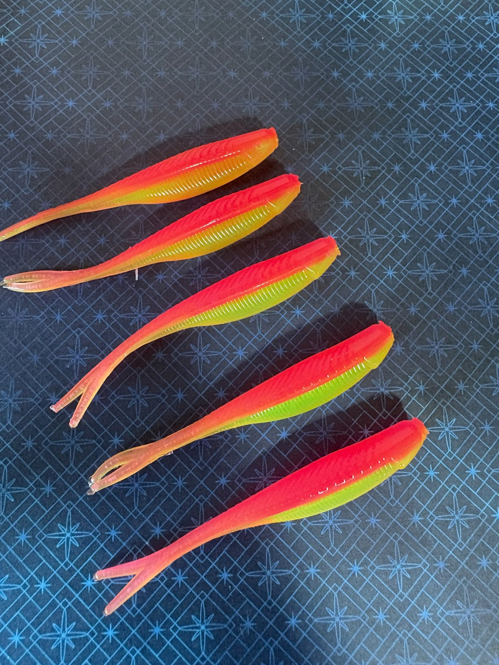 Limited Edition: Electric Chicken Tracer Shad (6 Count)