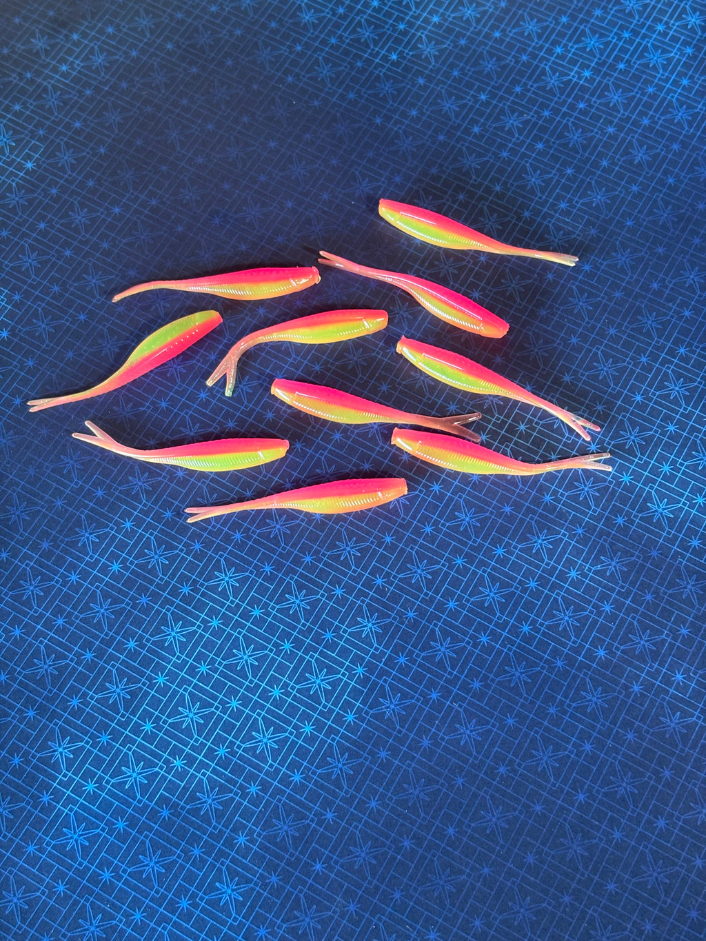 Limited Edition: Electric Chicken Tracer Shad (6 Count)
