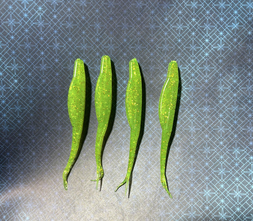 Chartreuse with Flake Flukes